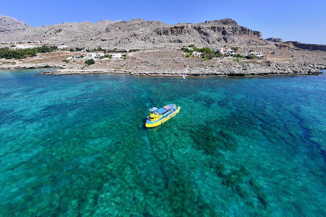 3-Hour Adventure With Hippo Submarine - Stop 2: St. Paul’s Bay to Lindos, with A/C onboard and Acropolis views