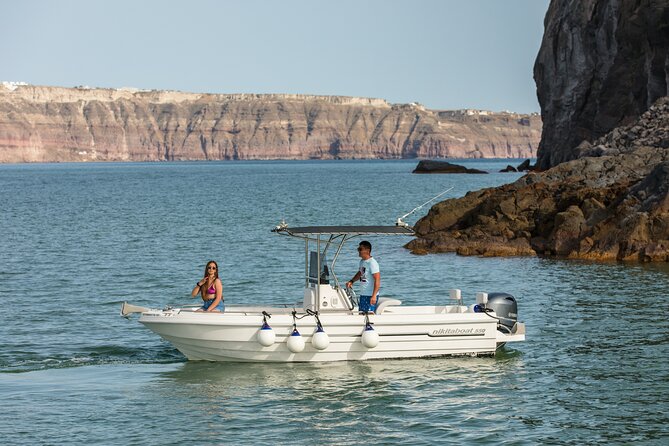5 Hours Boat Rental in Santorini - Wind, Route Changes, and Why Vlichada Matters