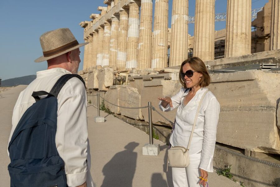 Acropolis & Acropolis Museum PRIVATE Expert led Guided Tour - Odeon of Herodes Atticus and the summer-stage effect