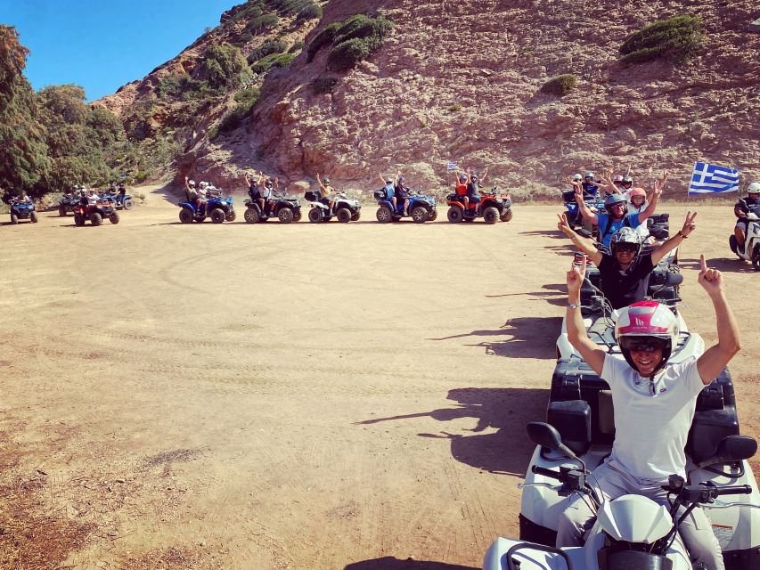 Agia Pelagia: Sunset or Morning Quad Tour & Ghost Town Visit - Achlada Photo Stop: A Short Walk and Scenic Pause Without Dragging the Day