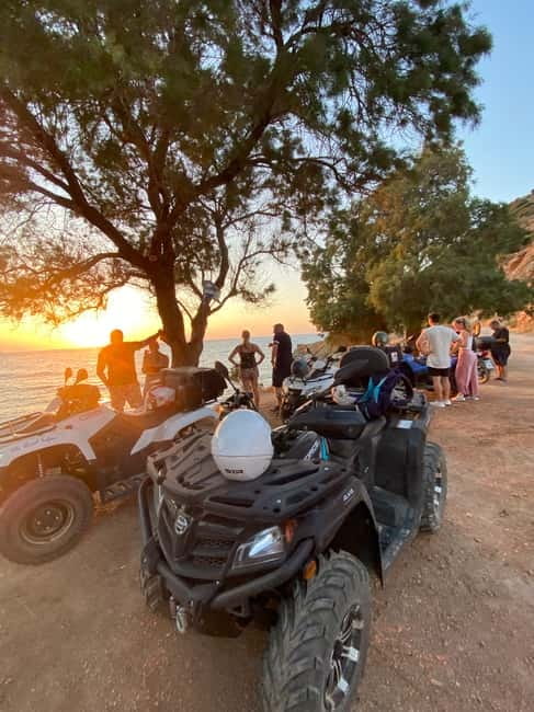 Agia Pelagia: Sunset or Morning Quad Tour & Ghost Town Visit - Fodele Coast: Down the Old Donkey Road, Then Into Village Time
