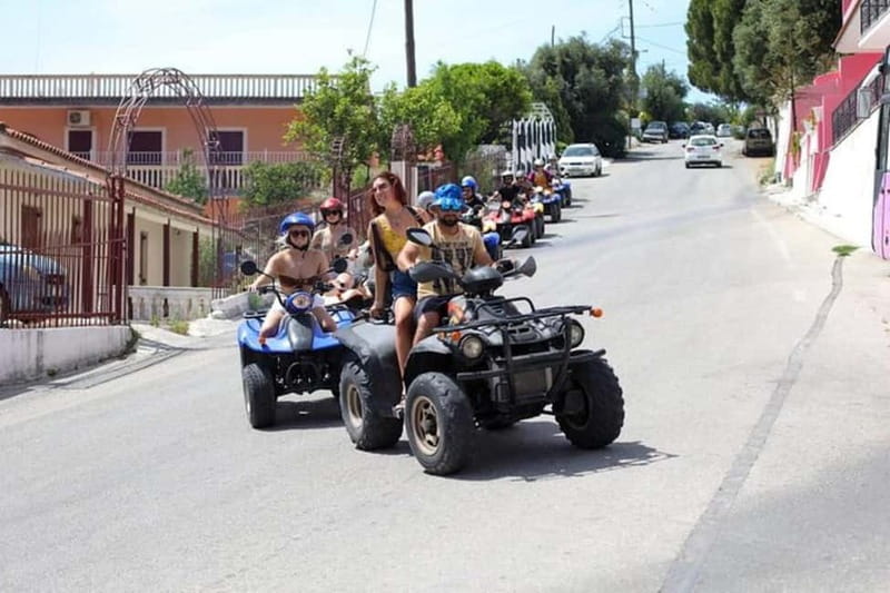 Agios Gordios: Corfu ATV Quad Tour with Lunch at Pink Palace - Stop for lunch in a sea-view village, and what to expect