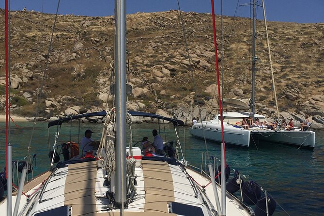All inclusive Delos & Rhenia Islands tour up to 12 pax (free transportation) - Rhenia swim and snorkel: uninhabited island time with gear provided