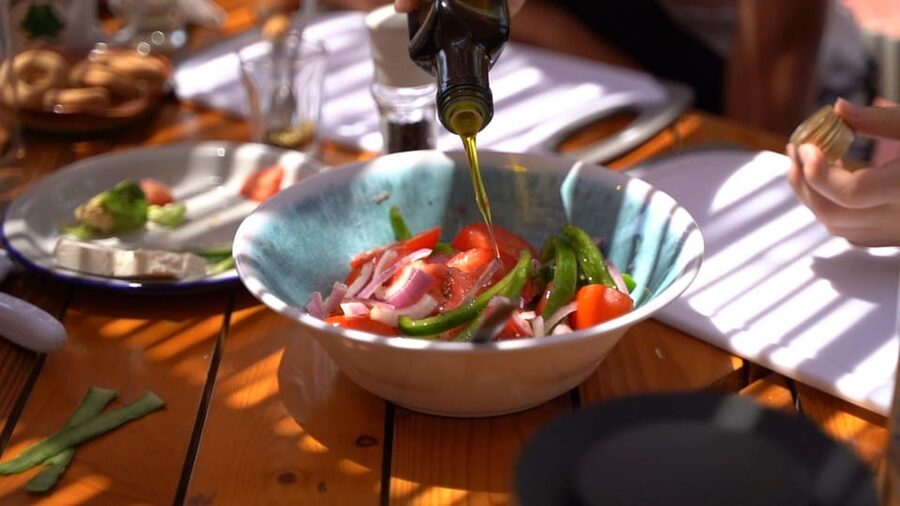 Argassi: Zakynthian Culture & Greek Cooking Class with Lunch - Lunch in the shady garden, with what you cooked