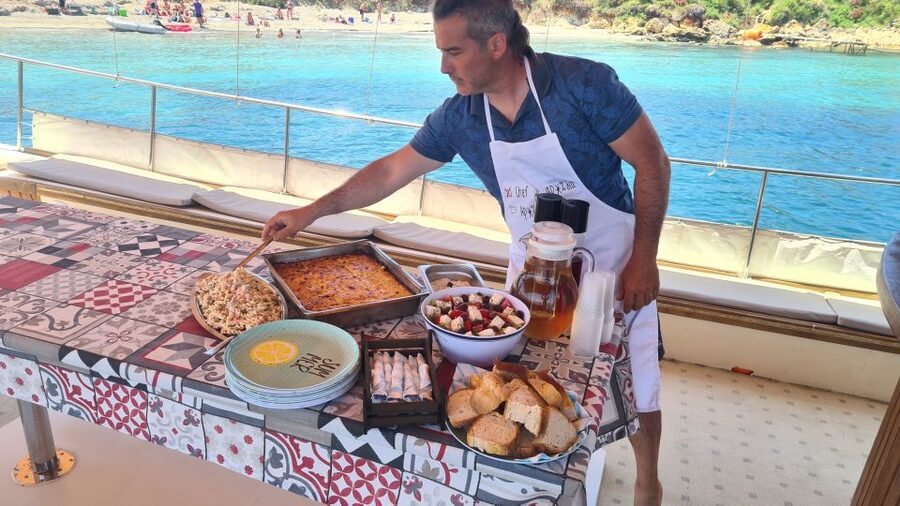 Argostoli: Full-Day Traditional Boat Cruise with Lunch - What you actually eat and drink, and why it feels like value