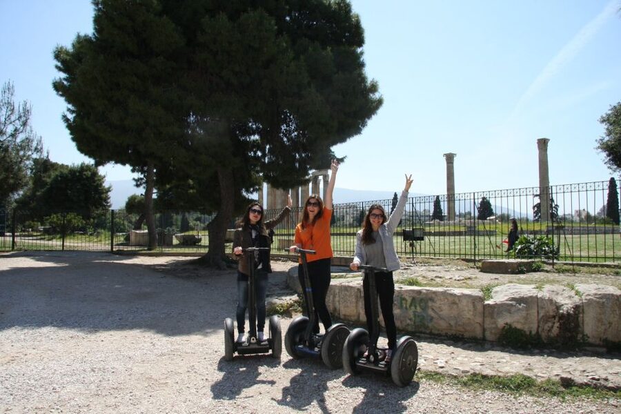 Athens: 3-Hour Grand Tour by Segway - Getting started at Eschinou 9: training, helmet, and confidence fast