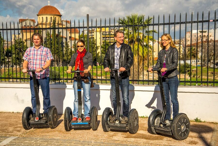 Athens Acropolis 2-Hour Segway Tour - The Long Middle Stretch: Guards, Kerameikos, Roman Agora, Lysicrates
