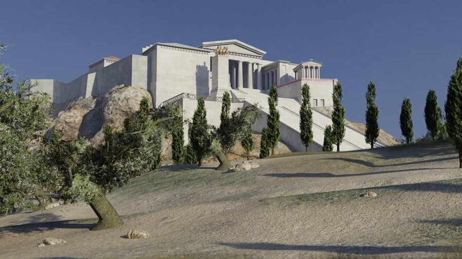 Athens: Acropolis Entry Ticket & VR Audio Guided Tour - Where You Start: Theater of Dionysus First