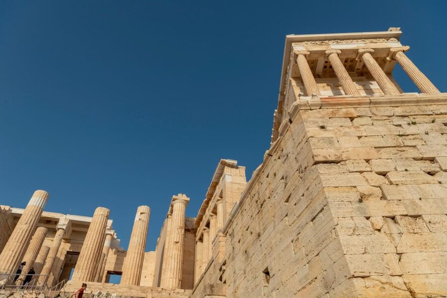 Athens: Acropolis FULLY PRIVATE Tour with Licensed Guide - Defensive Walls and the Propylaea Entrance Moment