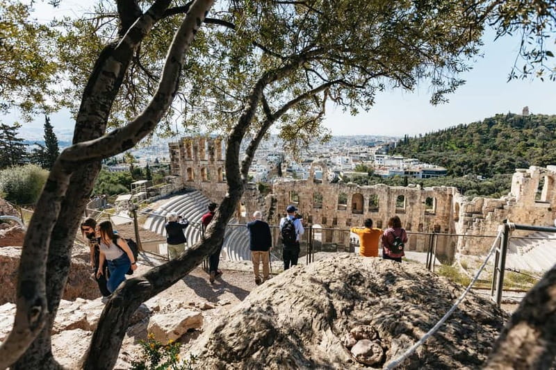 Athens: Acropolis Sunset Tour with Optional Fast-Track Entry - South Slope stops: Dionysus and Asclepius in one sweep