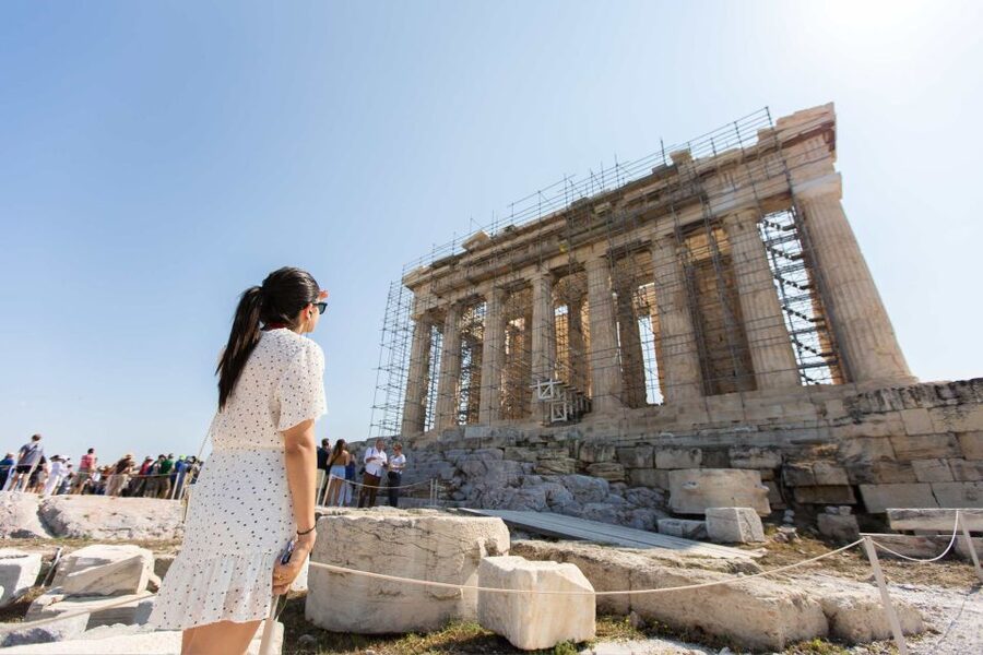 Athens: Acropolis Ticket & Optional Self-Guided Audio Tours - From the Top: Odeon of Herodes Atticus and the Big Athens Views