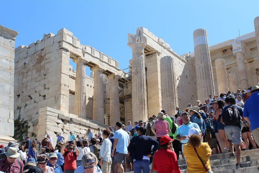 Athens: Acropolis Ticket with Multilingual Audio Guide - Propylaea and the staircase set you up for the big monuments