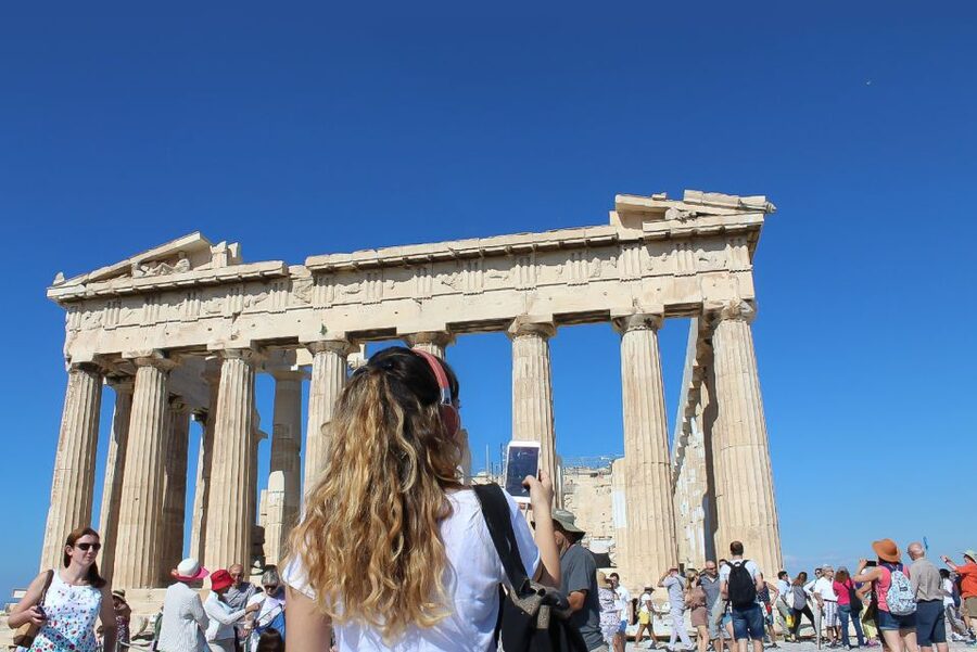 Athens: Acropolis Ticket with Multilingual Audio Guide - Belvedere viewpoint: where the whole hill clicks