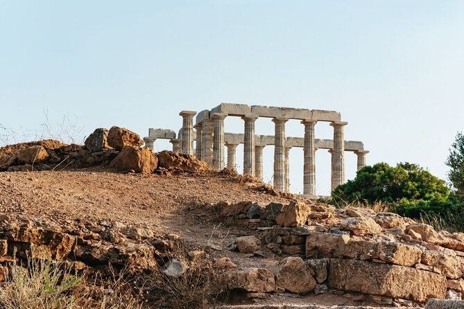Athens: Cape Sounion and Poseidon Temple Sunset with Audio Guide - Temple of Poseidon: Marble Details, Byron’s Signature, and Sea-Facing Views