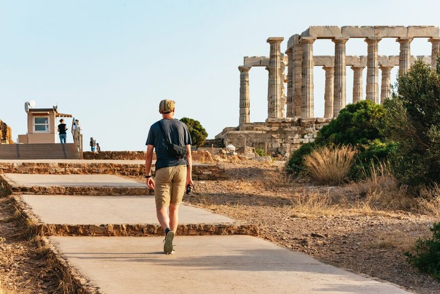 Athens: Cape Sounion & Poseidon Temple Sunset Half-Day Trip - Temple of Poseidon grounds: 1.5 hours that goes fast