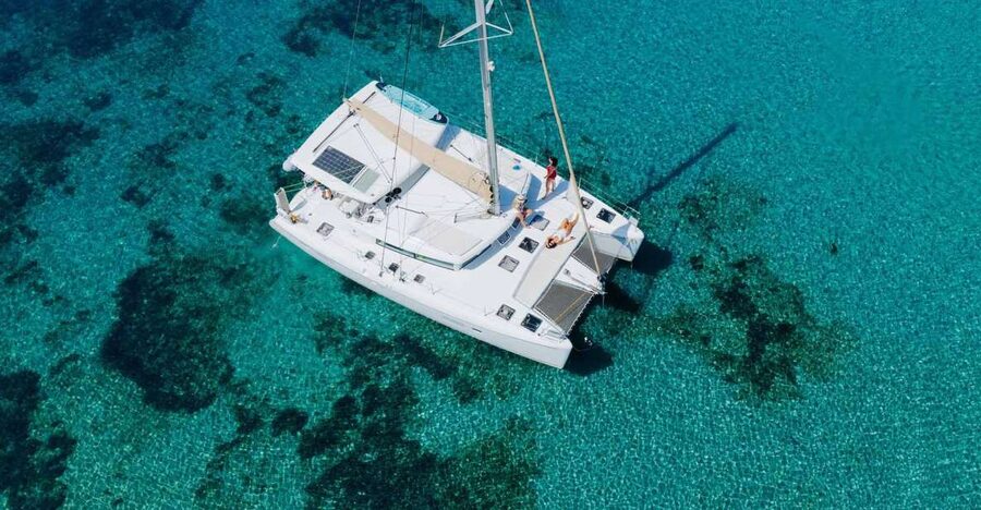 Athens: Catamaran Cruise with Fresh Lunch and Wine - Voula: the longer stop for snorkeling and the onboard Greek lunch