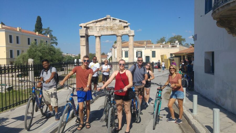 Athens: City Highlights Bike tour - Ancient Agoras, Plaka markets, and a real coffee break