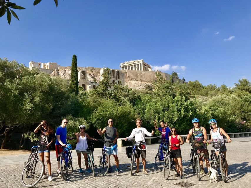 Athens: City Highlights Bike tour - Ending at Temple of Olympian Zeus with Hadrian’s Arch in view