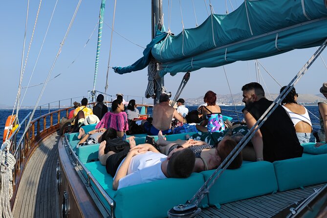 Athens cruise: Agistri, Moni/Metopi, Aegina with lunch & drinks - Agistri Island Hour: Relax, Photo-Walk, or Bike to Quieter Water