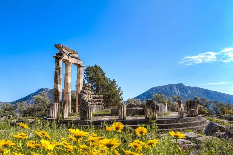 Athens: Delphi Day Tour with Museum & Arachova Village Visit - Athens to Livadia to Delphi, with myth along the route
