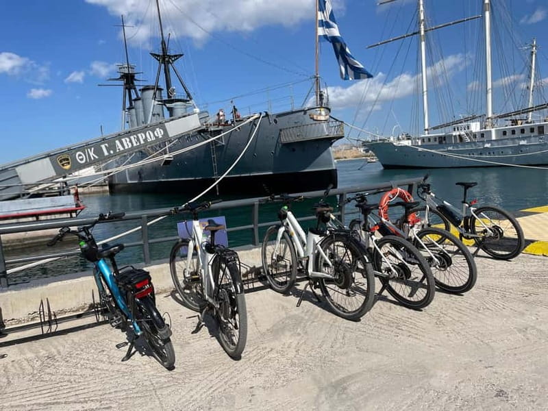 Athens: Electric Bike Seaside Tour with Guide - Trocadero and the Olympia reconstruction by the water