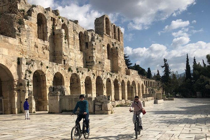 Athens Electric Bike Tour - National Garden break, then Plaka streets and Roman landmarks
