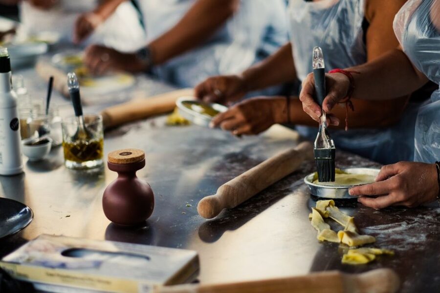 Athens: Greek Cooking Class & Dinner on a Rooftop - The Hands-On Kitchen Hour: Chopping, Mixing, and Greek Ingredient Tips