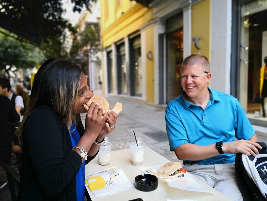 Athens: Greek Street Food Tour - Psyri street-food stop: souvlaki or gyros in pita, plus the smell test