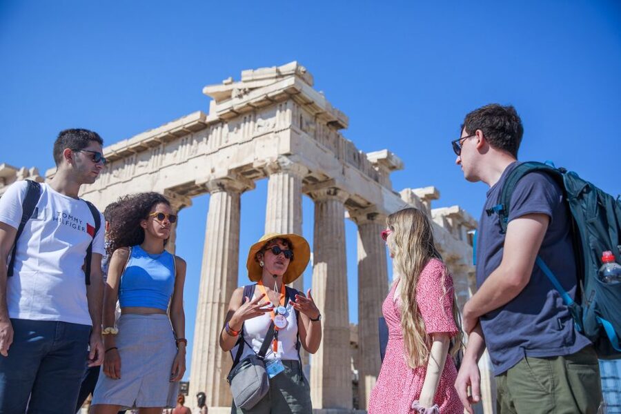 Athens: Highlights and Acropolis Guided Tour - The Base of the Acropolis: Where the Parthenon View Starts