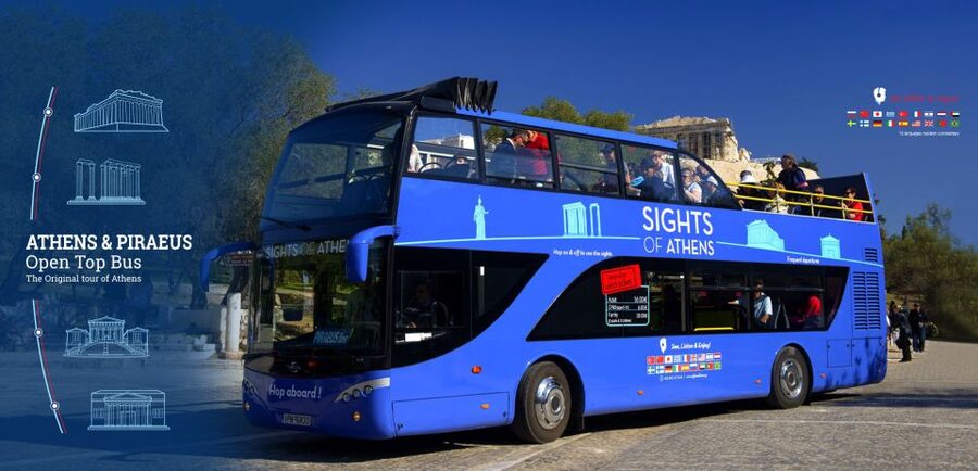 Athens: Hop-On Hop-Off Bus and Acropolis Museum Ticket - How the 4 routes cover Athens, Piraeus, and the Athenian Riviera