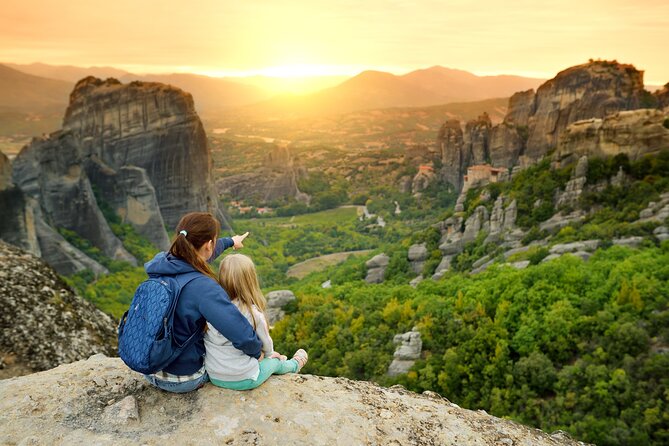 Athens: Meteora Monasteries, Caves & Coastal Stopovers with Lunch - From Larissa Station to the cliffs: what the drive really feels like