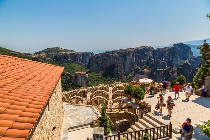 Athens: Meteora Monasteries, Hermit Caves Tour with Pickup - Kalambaka free time and the sunset dinner option