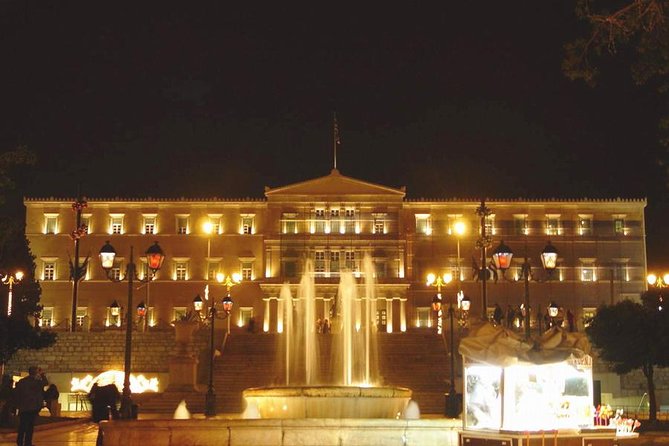 Athens Night Sightseeing Tour with Greek Dinner Show - What You’ll Eat: Traditional Dishes, Limited Choice, Extra for Drinks