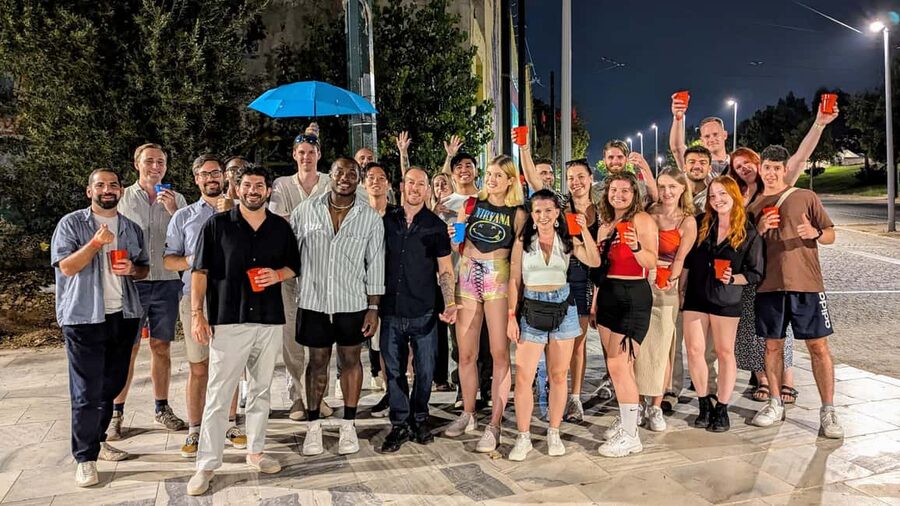 Athens Party Pub Crawl with Unlimited Drinks & Club Access - Ticket options: Sober Owl, Tipsy Owl, Drunken Owl