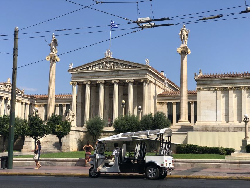 Athens: Private Evening Sightseeing Tour by Electric Tuk-Tuk - Up to Mount Lycabettus: the city lights payoff