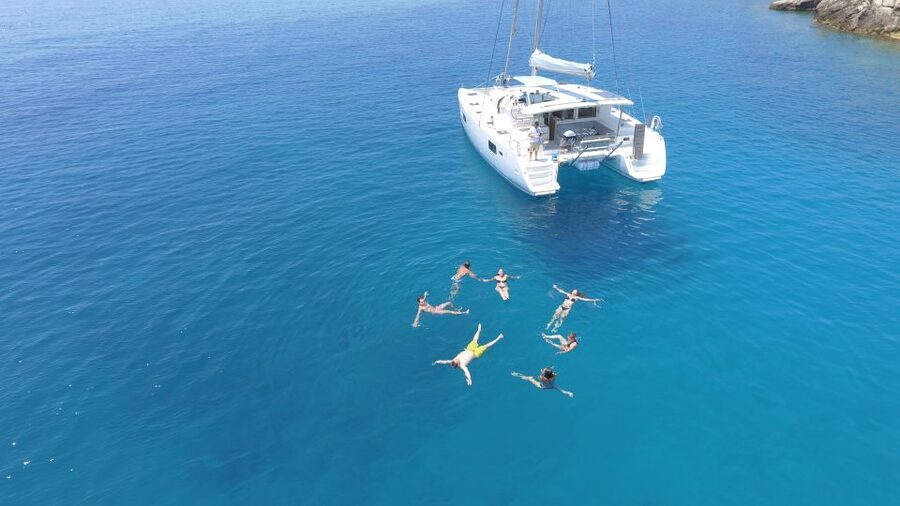 Athens: Riviera Catamaran Cruise with Meal and Drinks - Sailing when wind allows, and why that matters
