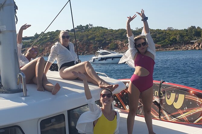 Athens Riviera Catamaran tour with fresh Meal Drinks and Swimming - Prasoniso Island stop plus lunch: where the day slows down