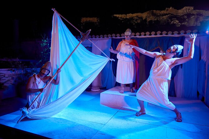 Athens Skip the Line: Open Air Ancient Greek Theatre Performance - Costumes and production style, including the low-budget reality