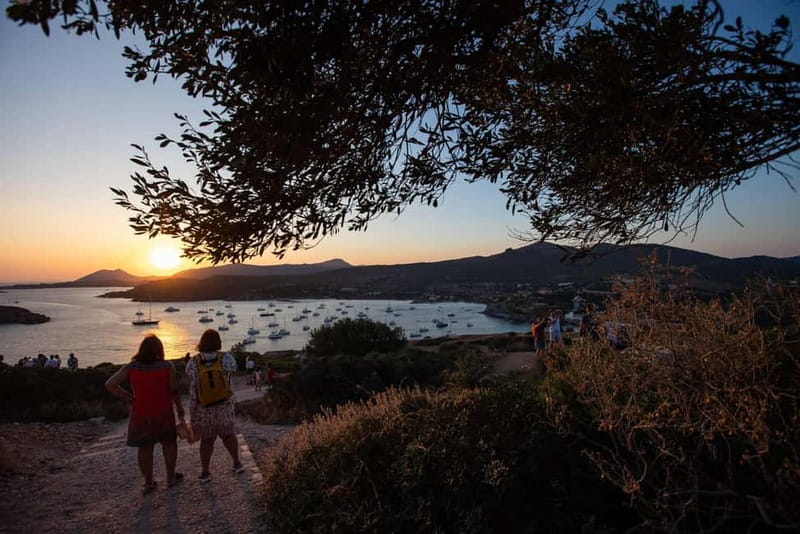 Athens: Sunset Tour to Cape Sounion & the Temple of Poseidon - Temple of Poseidon: walking the columns, then exploring solo