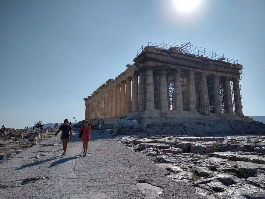 Athens: The Acropolis Guided Walking Tour in German - The 360° viewpoint and how to use your time after the tour ends
