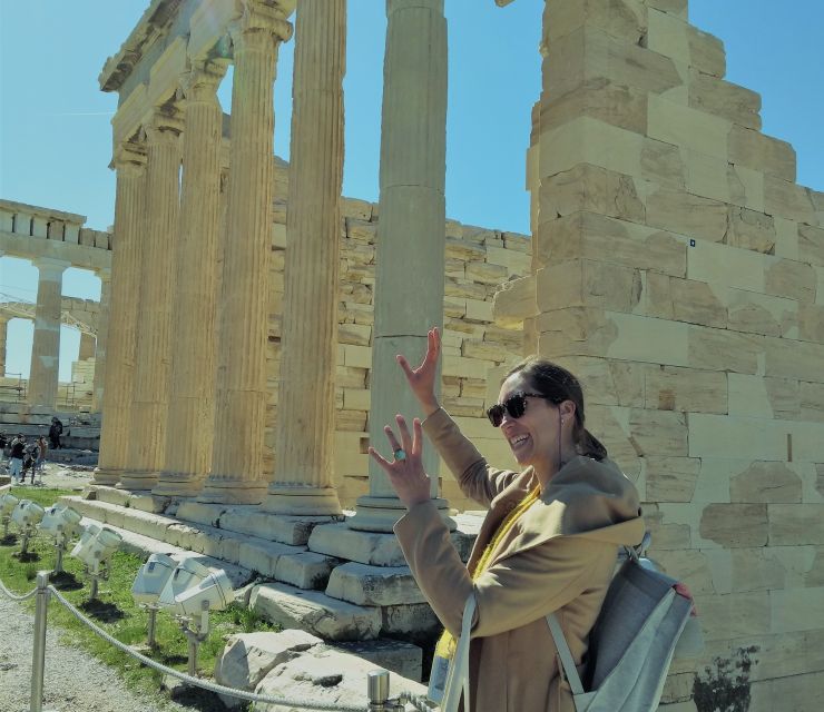 Athens: The Acropolis Guided Walking Tour in German - Starting at the side entrance, then taking your seat at the Theatre of Dionysus