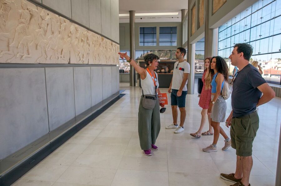 Athens: The Acropolis Museum Guided Tour - Views over the Acropolis ruins: turning photos into understanding