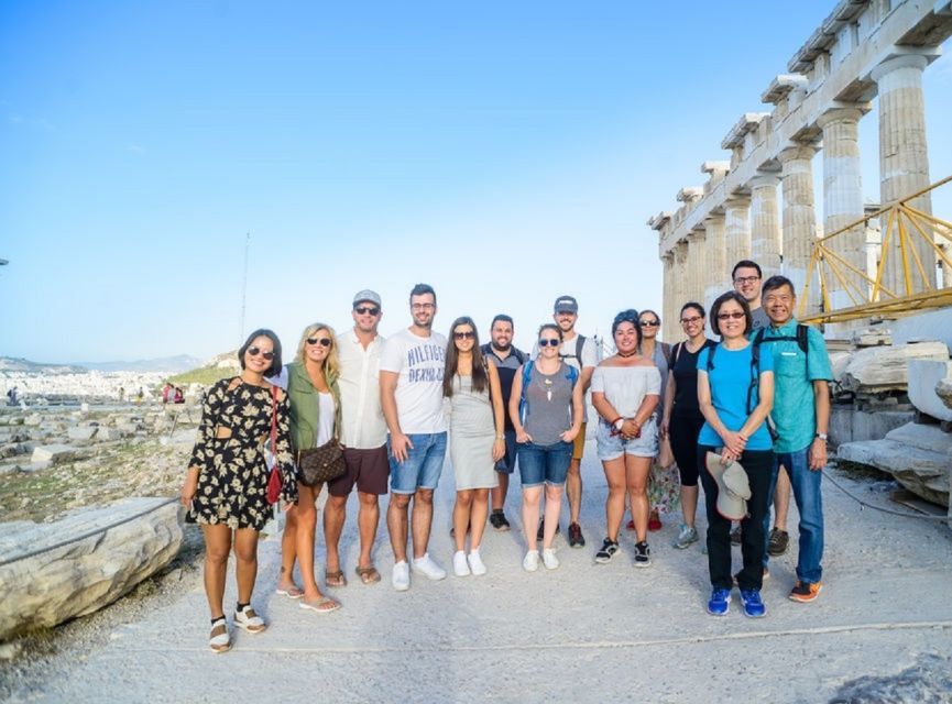 Athens: The Acropolis Walking Group Tour with a French Guide - Heat and crowds: how the evening plan changes your experience