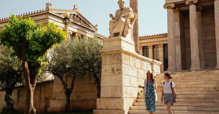 Athens: The History of Greek Mythology Private Tour - University and Academy of Athens: myths meet the modern city