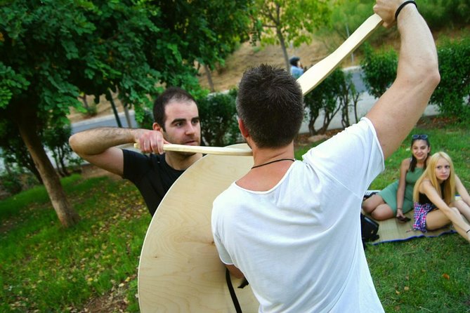 Athens: Unique & Interactive Greek Small Group Warrior Experience - How a hoplite lesson turns Athens into an action history class