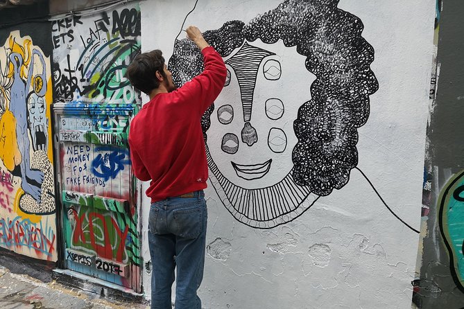 Athens Urban Street Art Tour - Stop 1 Monastiraki: Murals That Get Your Eyes Working