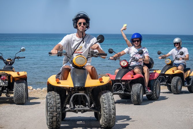 ATV Quad Guided Sightseeing/ Exploring Tour@The Pink Palace Corfu - Stop 4: Pentati village lunch, photos, and mountain roads