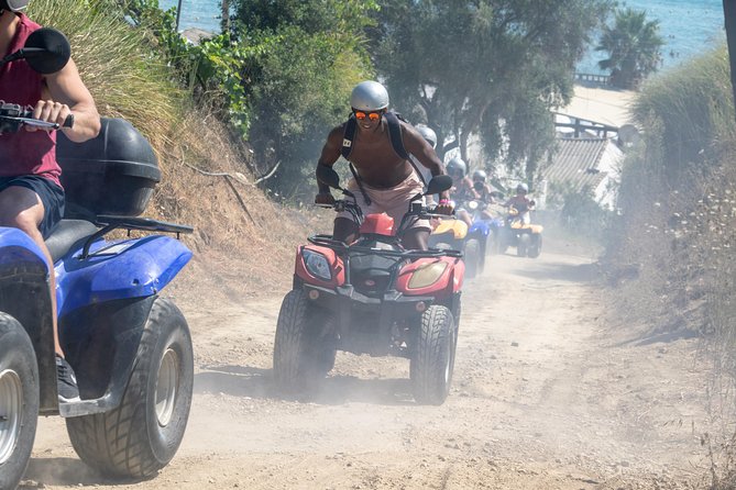 ATV Quad Guided Sightseeing/ Exploring Tour@The Pink Palace Corfu - Where the day starts: the Pink Palace in Agios Gordios