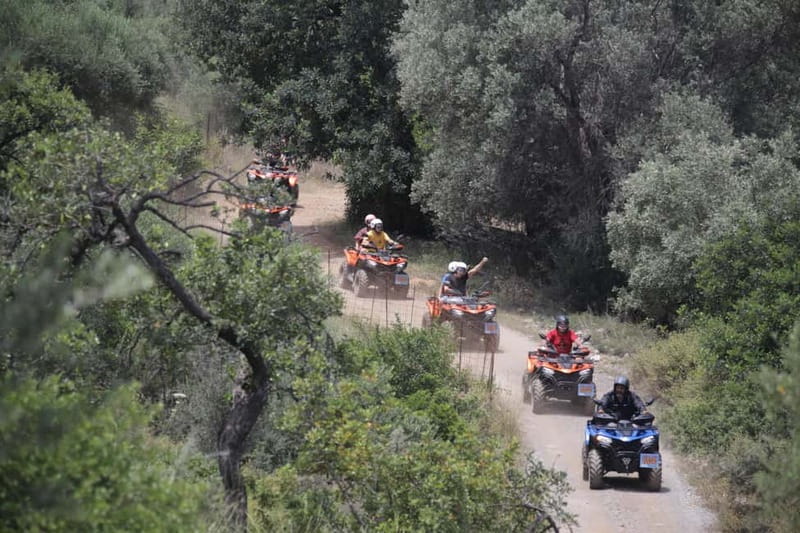 Bali & Panormo Rethymno:Quad Safari & visit Cave 57km 4hours - Bali starting point and the quiet prep phase