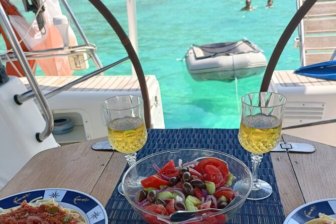 Balos Shared Catamaran Cruise (small groups up to 10 or 22ppl) - Snorkeling Gear, Floats, and Getting In and Out Without Stress